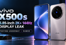 Vivo X500s Display Leak Reveals 6.85-Inch 2K+ Screen With 144Hz Refresh Rate